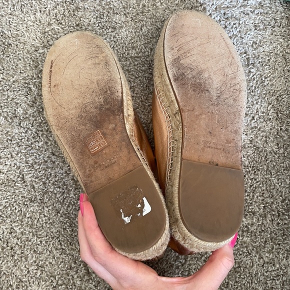 Alexander Wang Devon Rose Gold Metallic Platform Jute Espadrilles - Picture 10 of 17